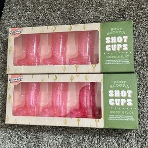Country Boot Shot Cups